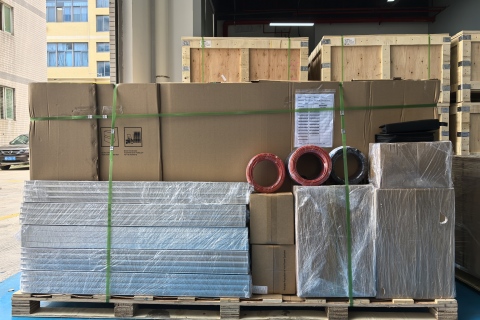 The latest batch of household photovoltaic energy storage systems from Lester Company was successfully shipped to Tanzania