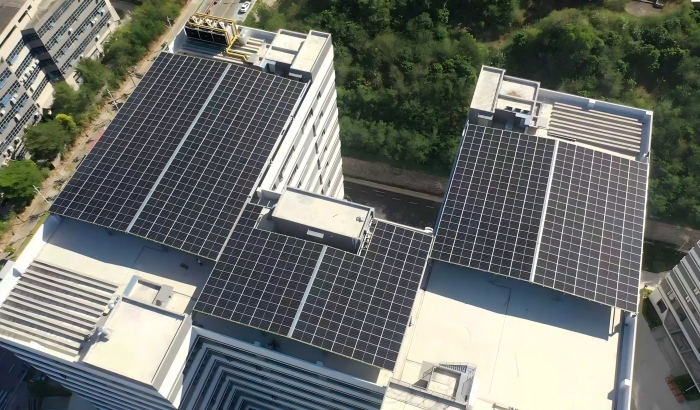 The rooftop raised distributed photovoltaic project of Xiamen Xinnuo Electronic Technology Co., LTD