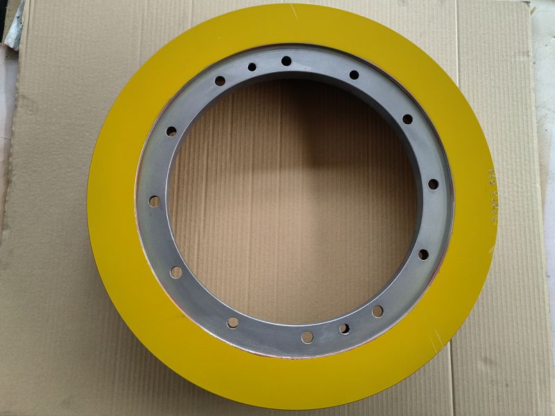 Elevator accessories brake wheel