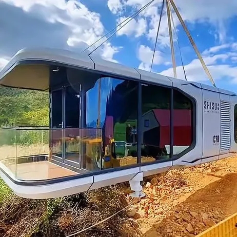 Modern Capsule Cabin Hotel Containerhuis