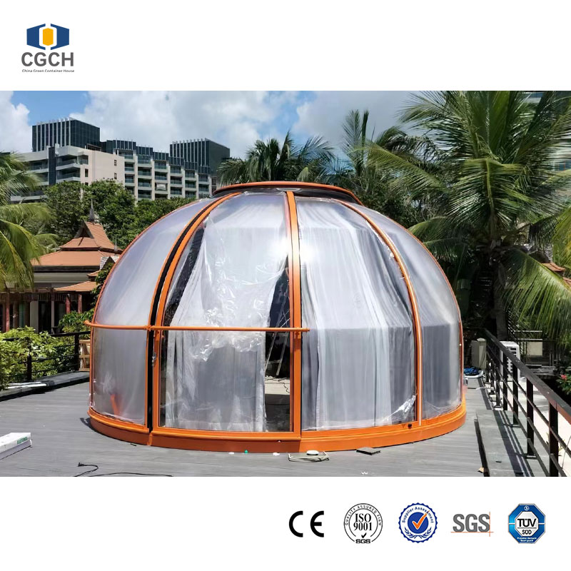 Clear Waterpoof Luxury Restaurant Hotel Tent Dome