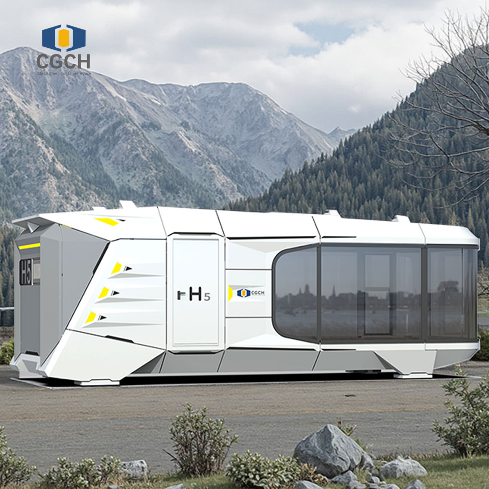 CGCH H5 Luxe 40ft Prefab Mobiele Villa 40ft Space Capsule Slaapcapsule Luxe Appartement-formaat Geprefabriceerde Cabine Huis