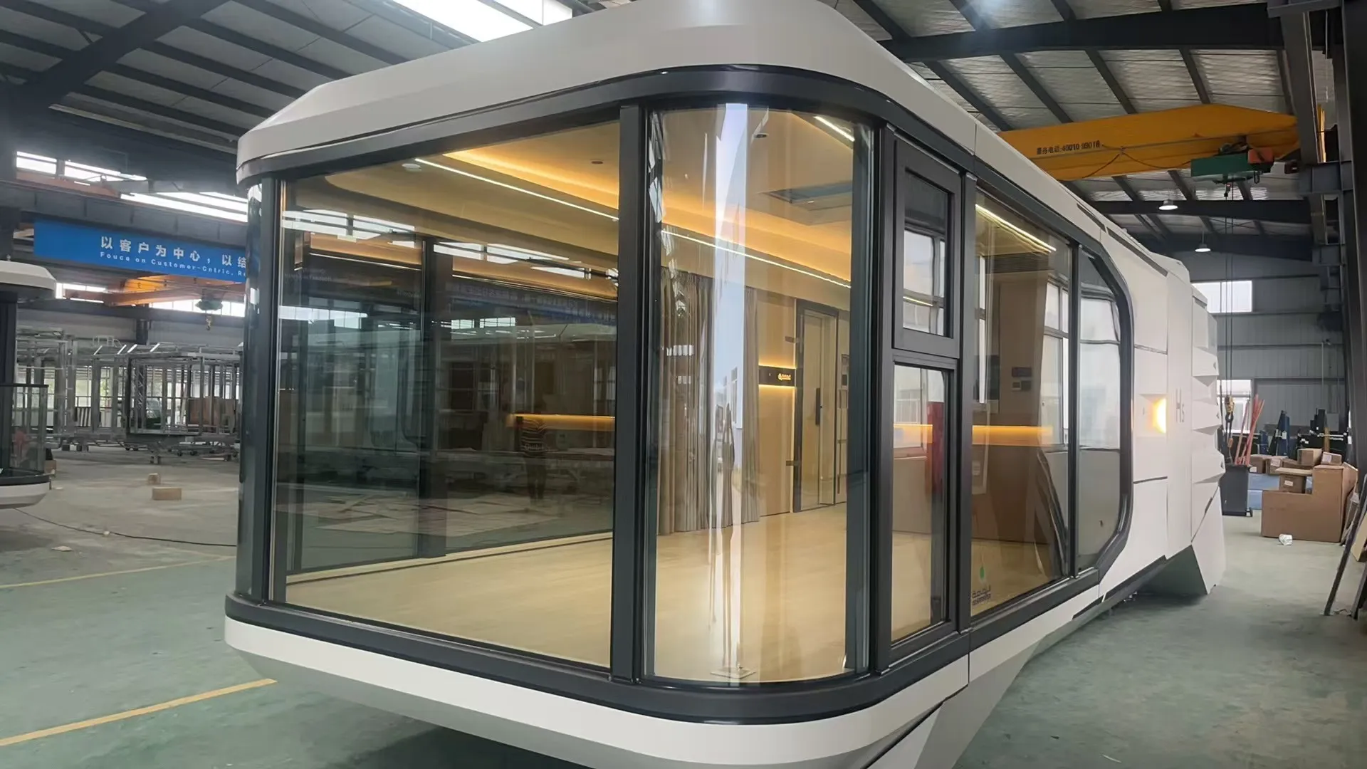 CGCH H5 Villa móvil prefabricada de lujo de 40 pies Cápsula espacial para dormir de 40 pies Casa prefabricada de lujo del tamaño de un apartamento