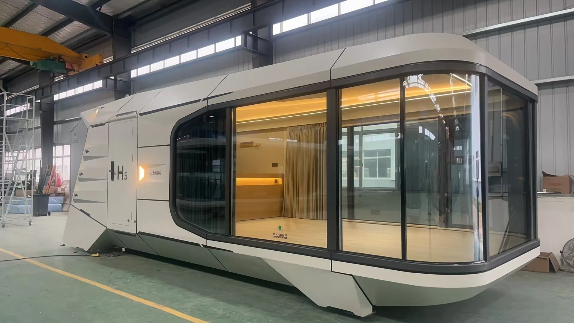 CGCH H5 Villa móvil prefabricada de lujo de 40 pies Cápsula espacial para dormir de 40 pies Casa prefabricada de lujo del tamaño de un apartamento