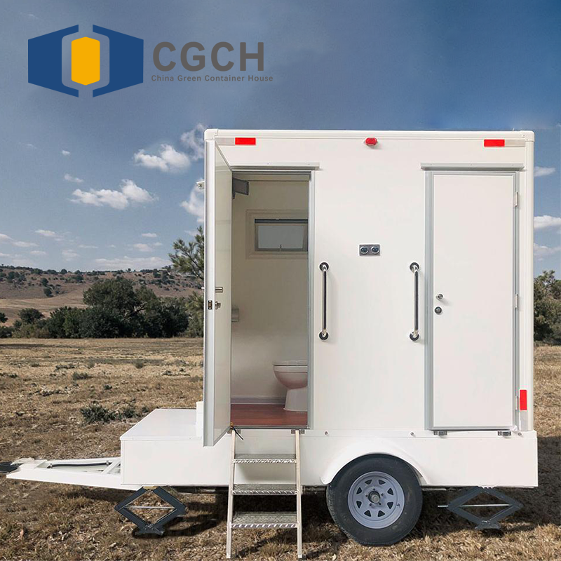 CGCH Yeni Model Prefabrik Tuvaletler Açık Hava Tuvalet Kamp Mobil Taşınabilir Kimyasal Tuvalet Satılık Taşınabilir Römork Tuvaleti