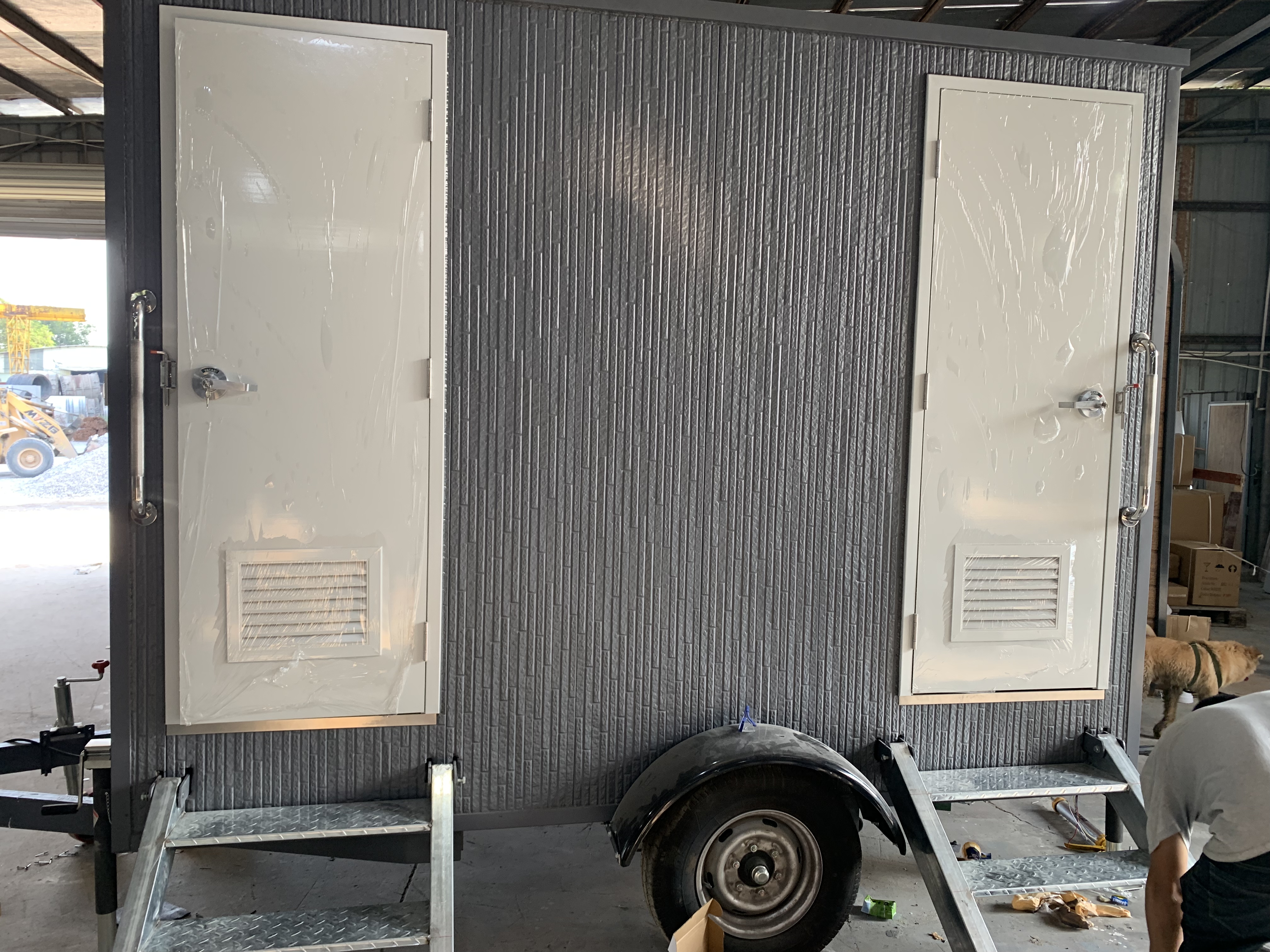 CGCH Yeni Model Prefabrik Tuvaletler Açık Hava Tuvalet Kamp Mobil Taşınabilir Kimyasal Tuvalet Satılık Taşınabilir Römork Tuvaleti