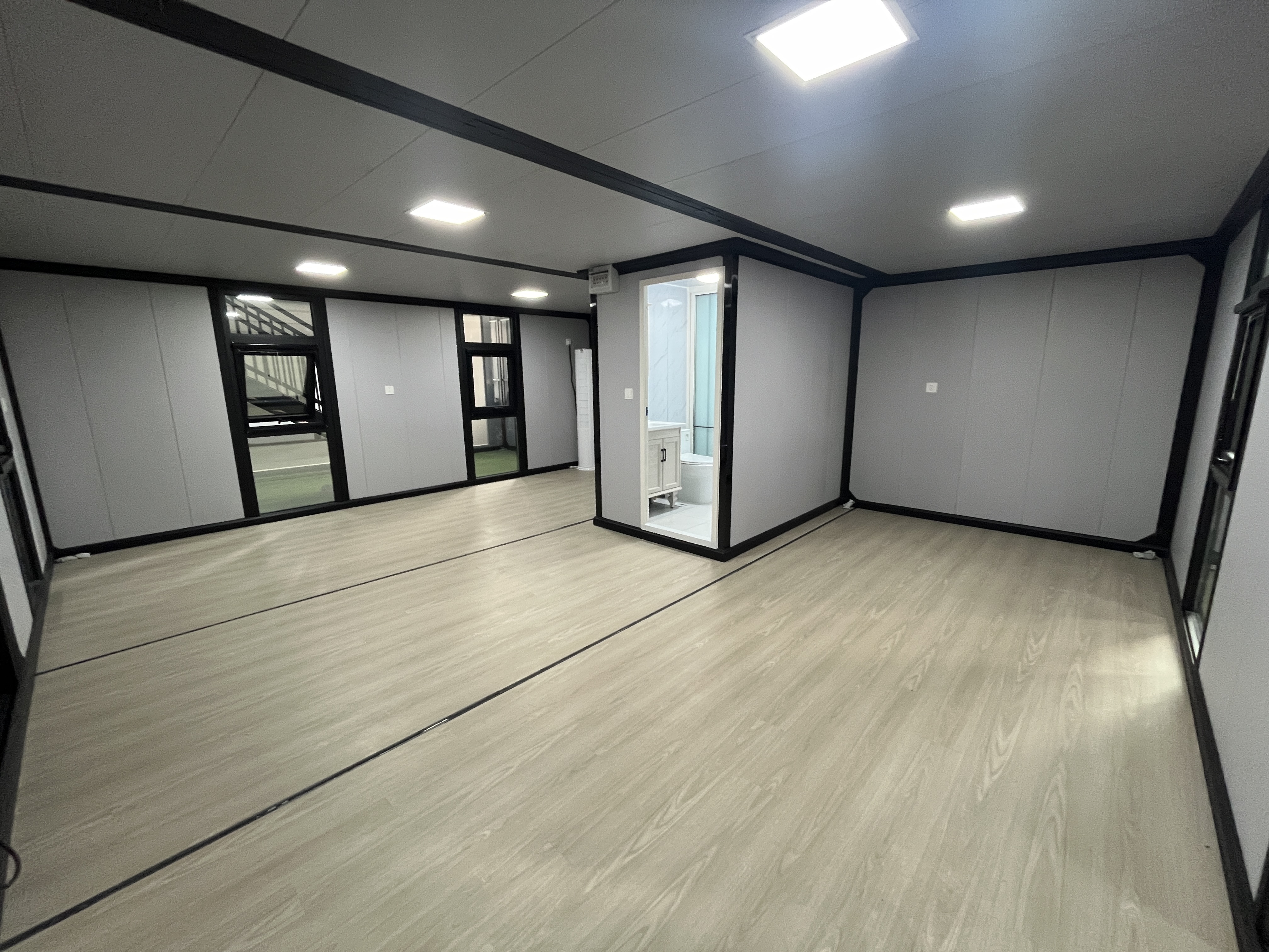 2 Katlı Genişletilebilir Modüler Konteyner Ev Özelleştirilebilir Düzenler CGCH