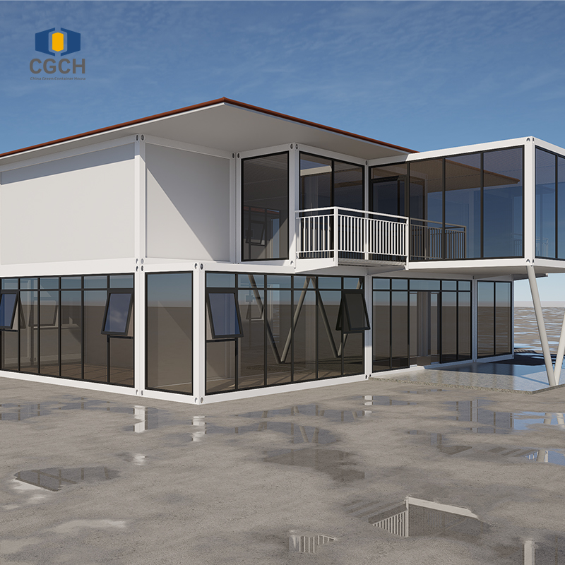 Rumah Pejabat Kontena Prefab - Plug & Play untuk Perniagaan