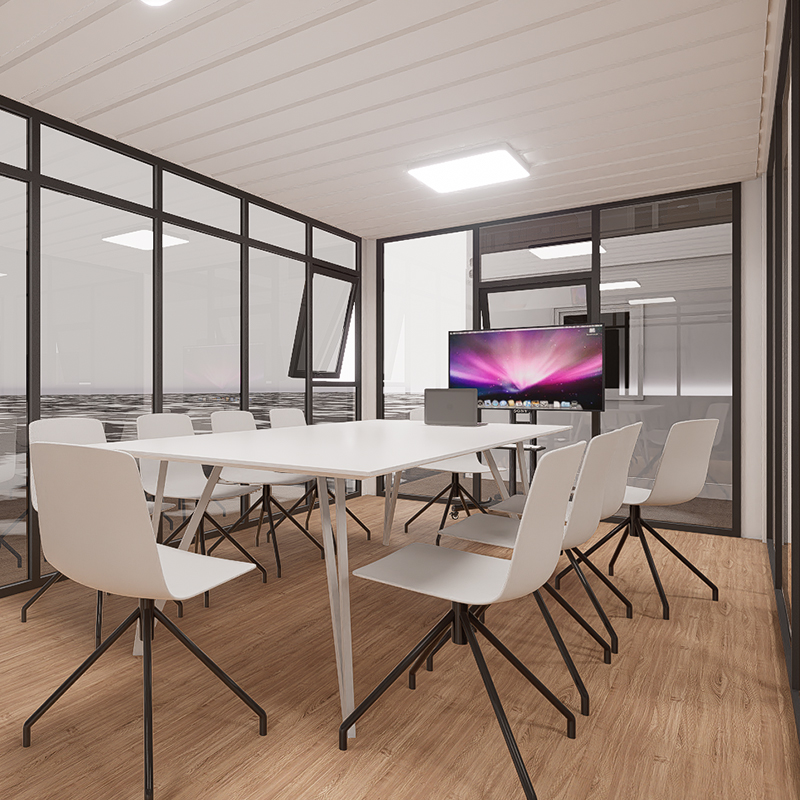 Rumah Pejabat Kontena Prefab - Plug & Play untuk Perniagaan