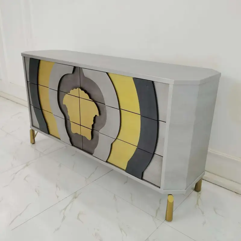 Table basse et meuble TV classique, moderne et simple, table d'entrée avec rangement