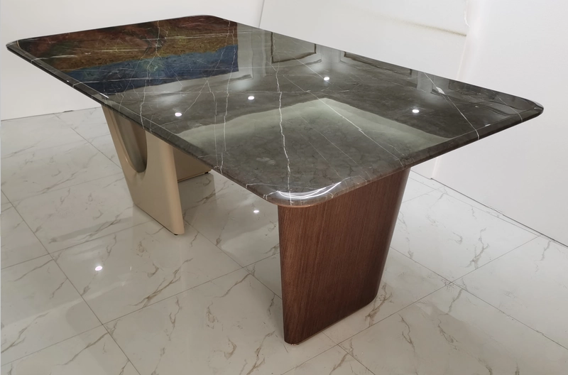 modern wood dining table