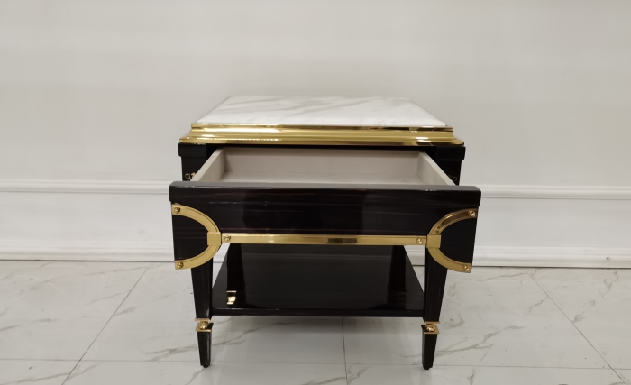modern marble top night table