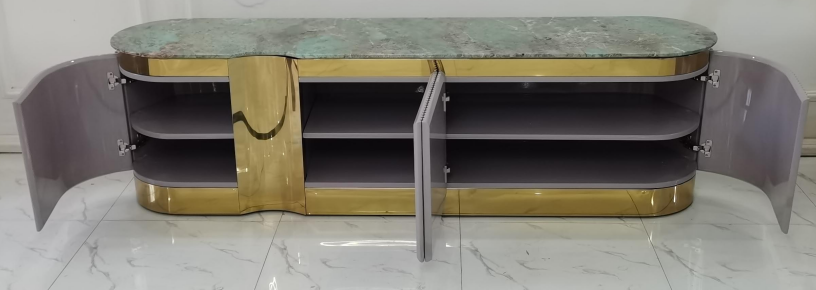 Stainless steel sideboard