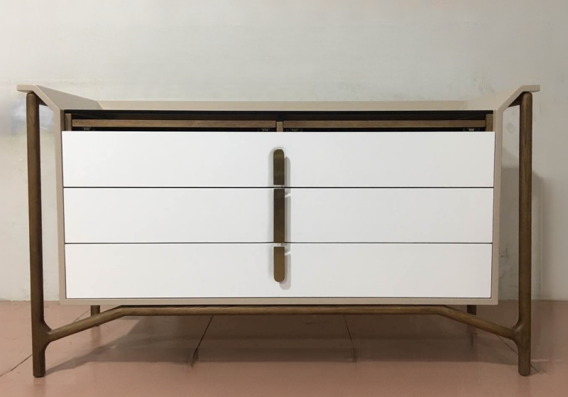 Stainless steel sideboard