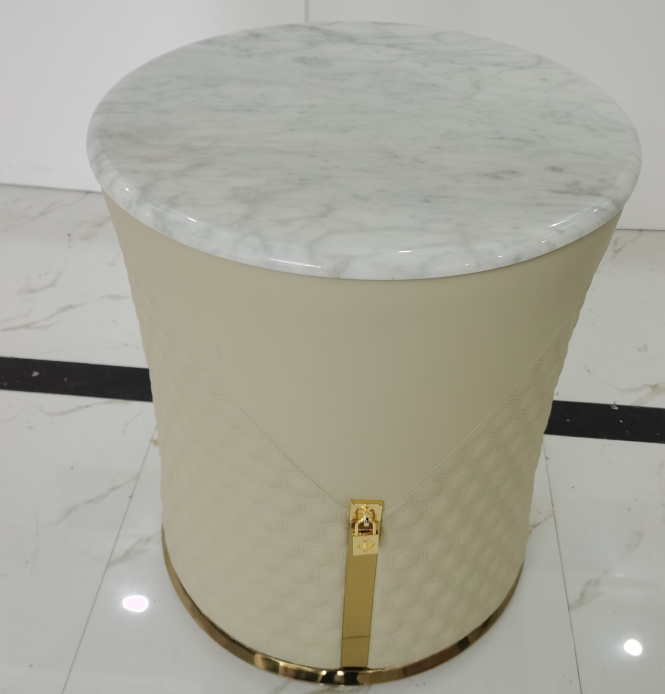 French style round marble table