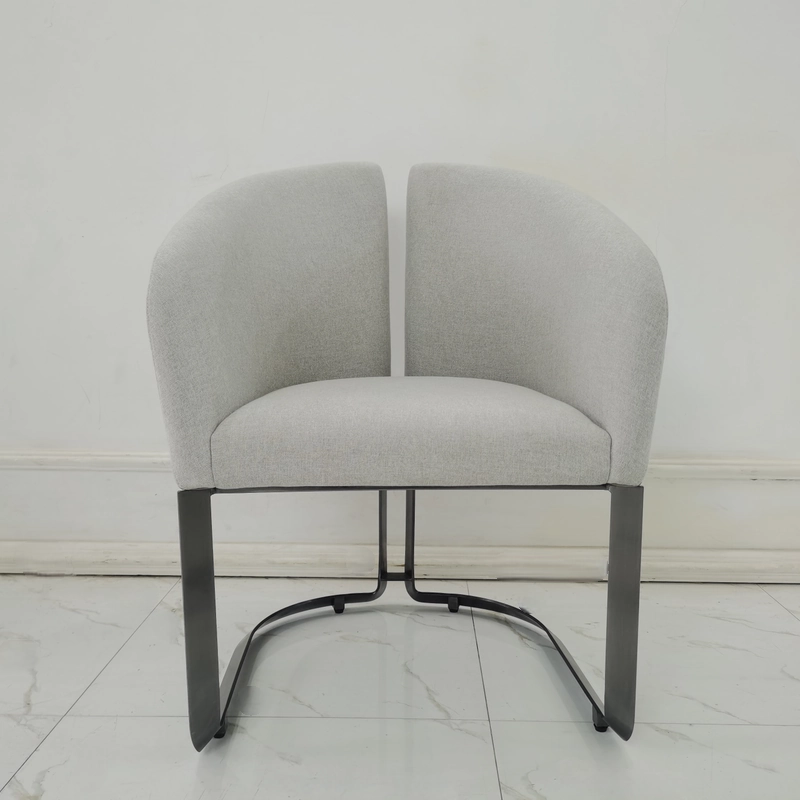 gray armchair