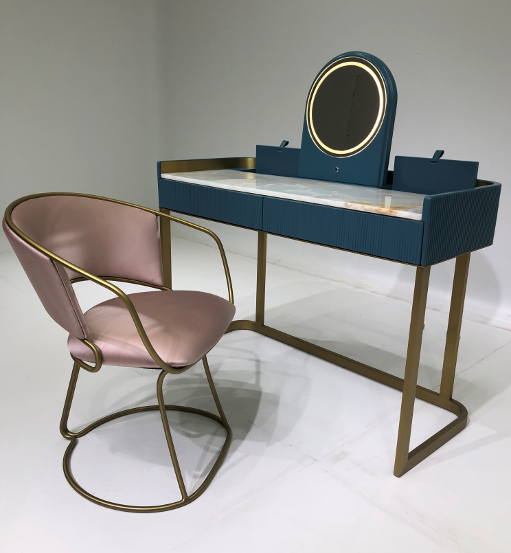 cream dressing table