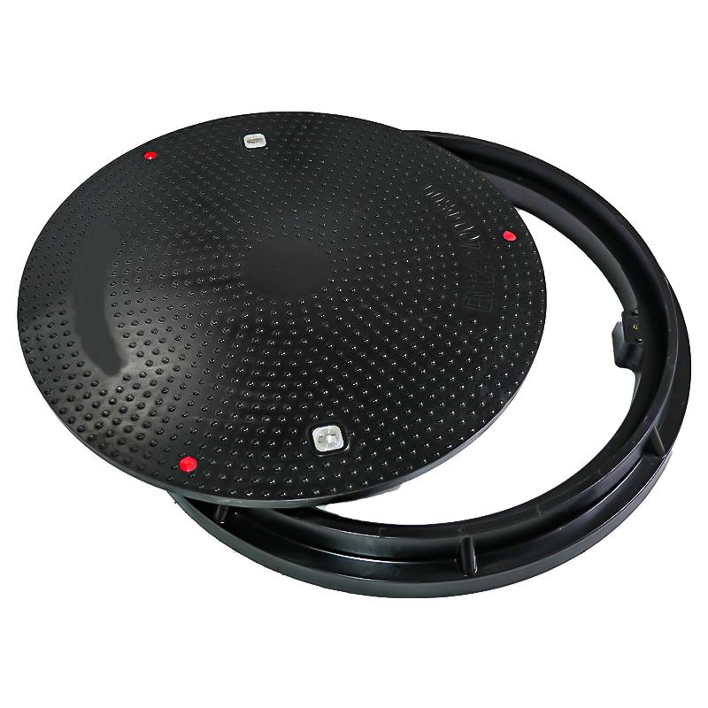 Heavy duty fiberglass manhole cover