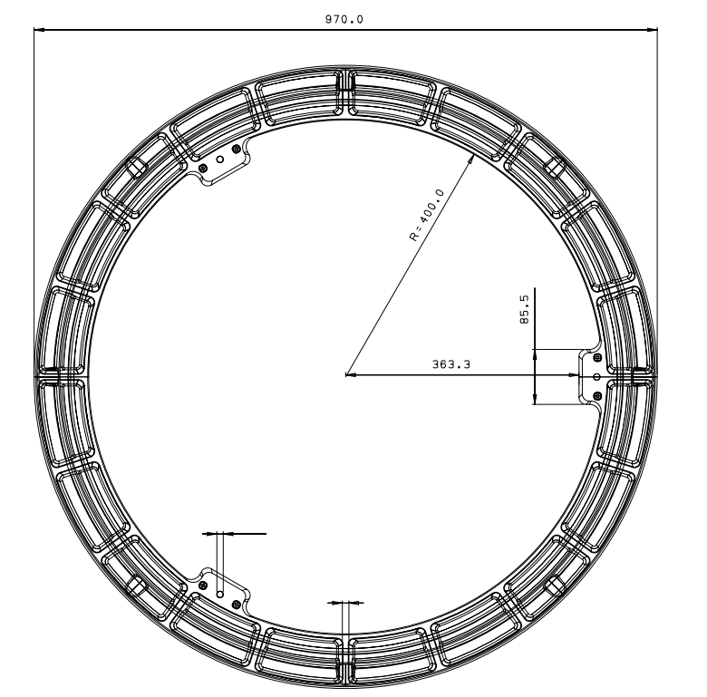 round 800mm D400 manhole cover