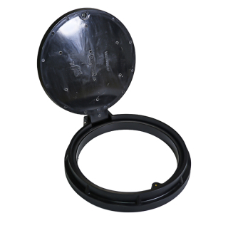 Chiusino rotondo incernierato SMC da 600 mm