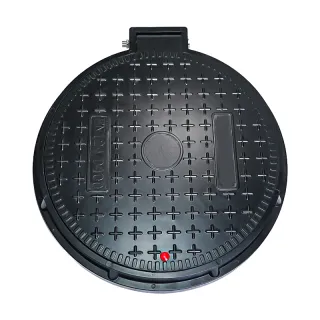 מכסה ביוב SMC עגול עם צירים 600 מ