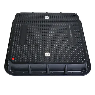 מכסה ביוב מרוכב לתחנת דלק D400 600x600 מ