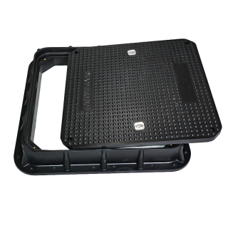 Tampa de bueiro composta para posto de gasolina 600x600mm D400