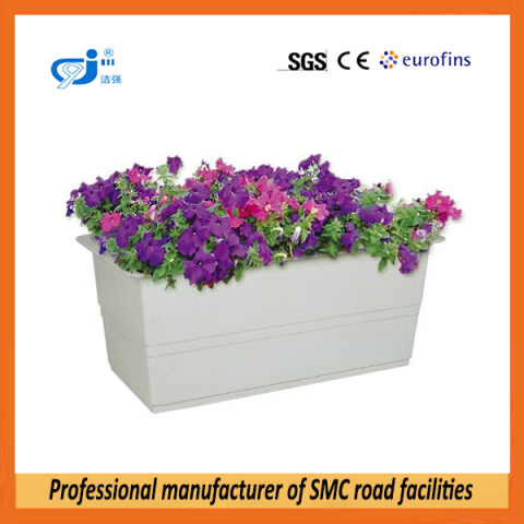 Vaso de flores composto SMC para uso externo