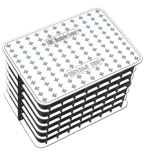 700 mm A15 ronde SMC putdeksel