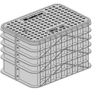 700 mm A15 ronde SMC putdeksel