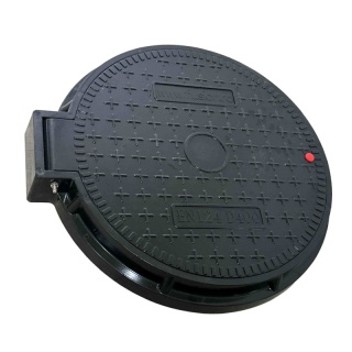 프레임이 포함된 고강도 D400 FRP 맨홀 뚜껑(660mm) - 부식 방지 SMC 복합재