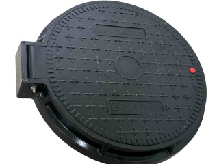 고강도 D400 FRP 660mm 맨홀 뚜껑: 맞춤형 SMC/GRP 공장 직송
