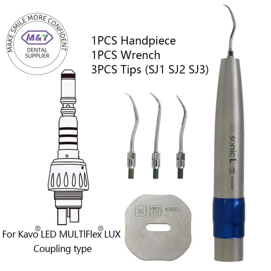 Scaler Udara Sonic Serat Optik Gigi Dengan Cahaya