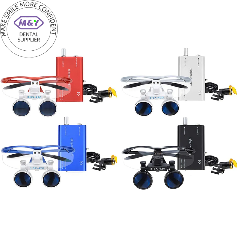 Стоматологические очки Фары Светодиодные лупы