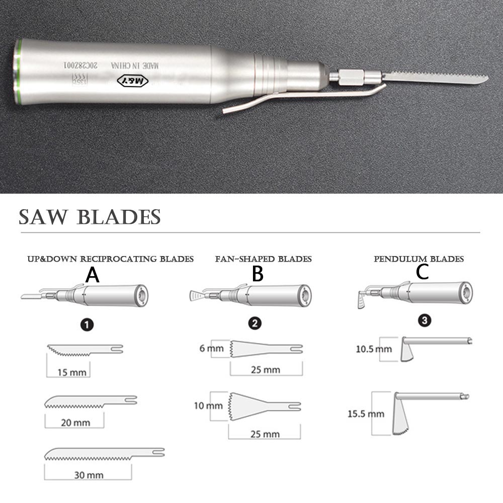 Dental Saw Blades Bone Cutting Micro Surgical Handpiece