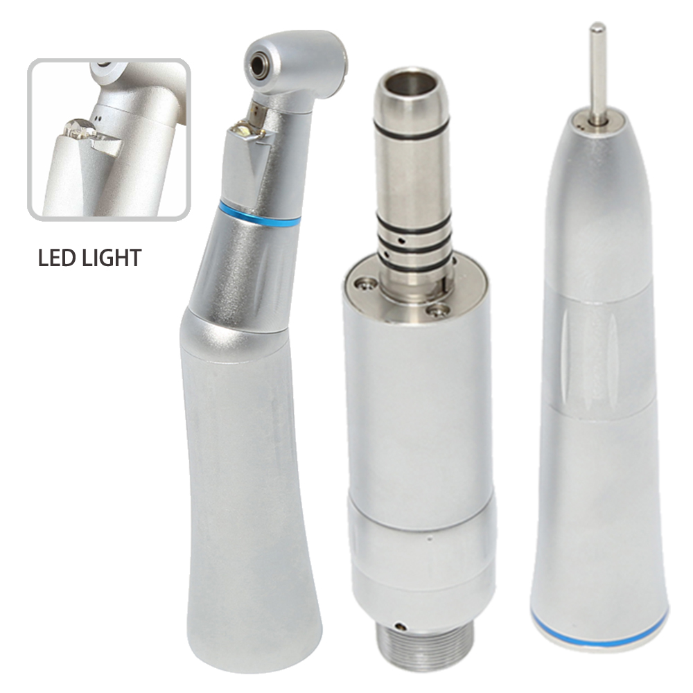 Dental Fiber Optic LED Light Low Speed Air Motor Set