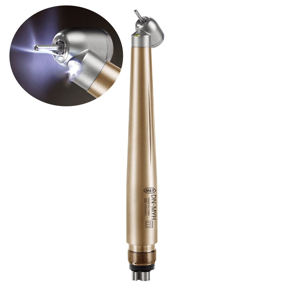 45 Degree Standard Head Air Turbine Handpiece With Light