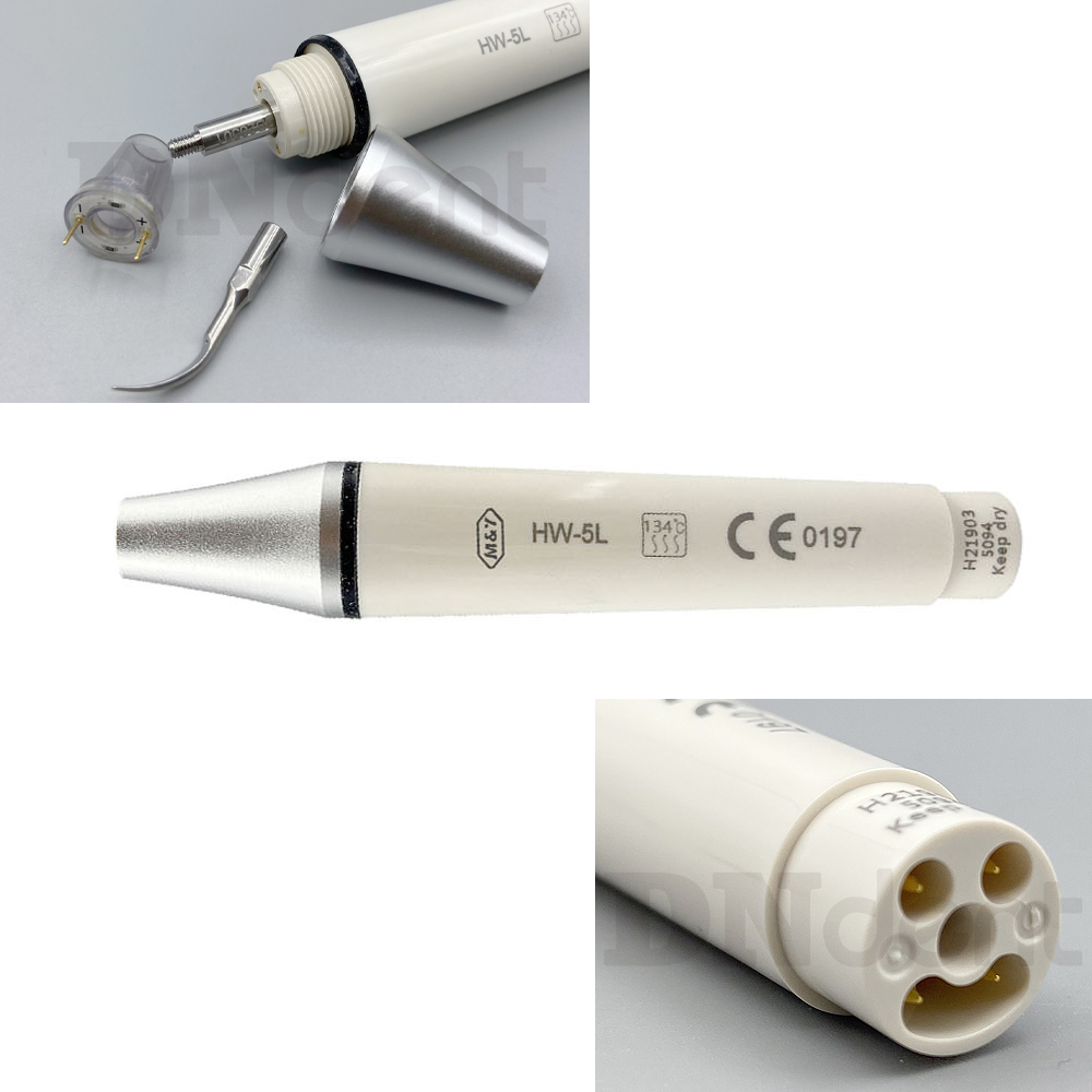 Detachable Ultrasonic Piezo HW-5L LED Scaler Handpiece