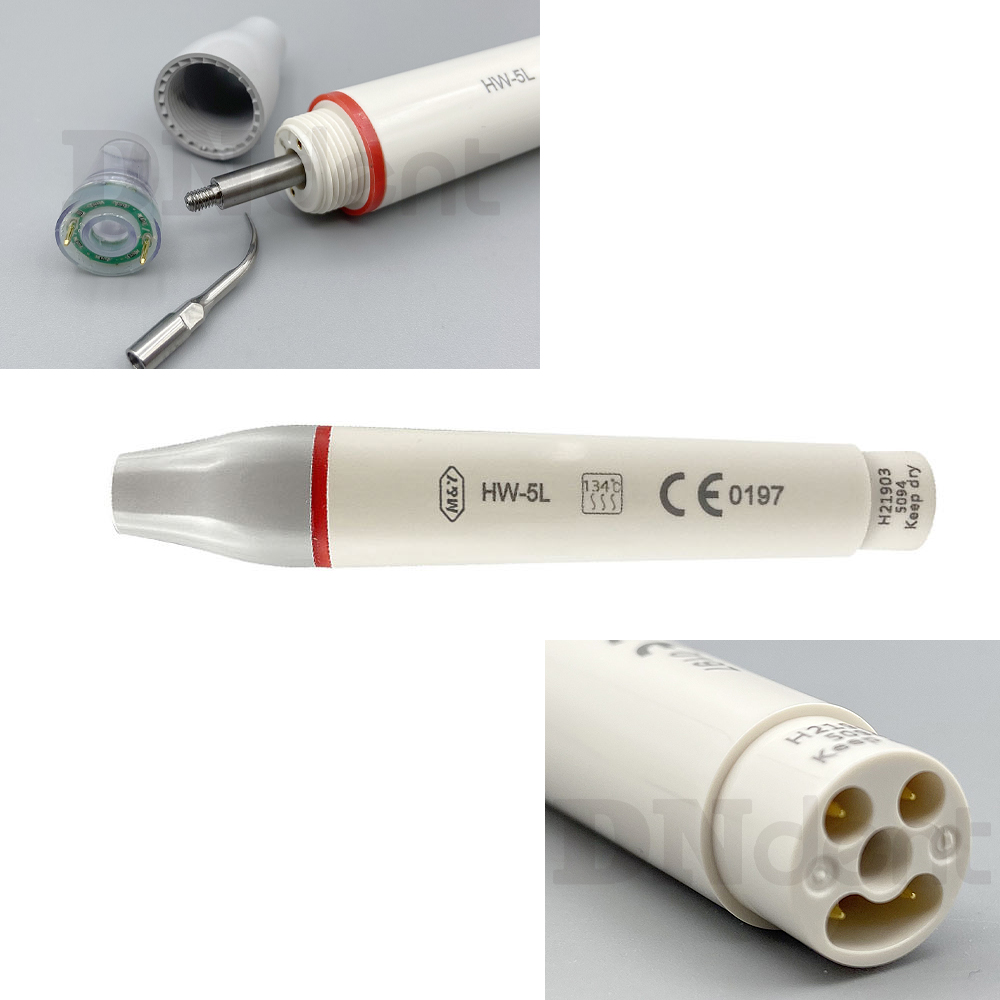 Detachable Ultrasonic Piezo HW-5L LED Scaler Handpiece