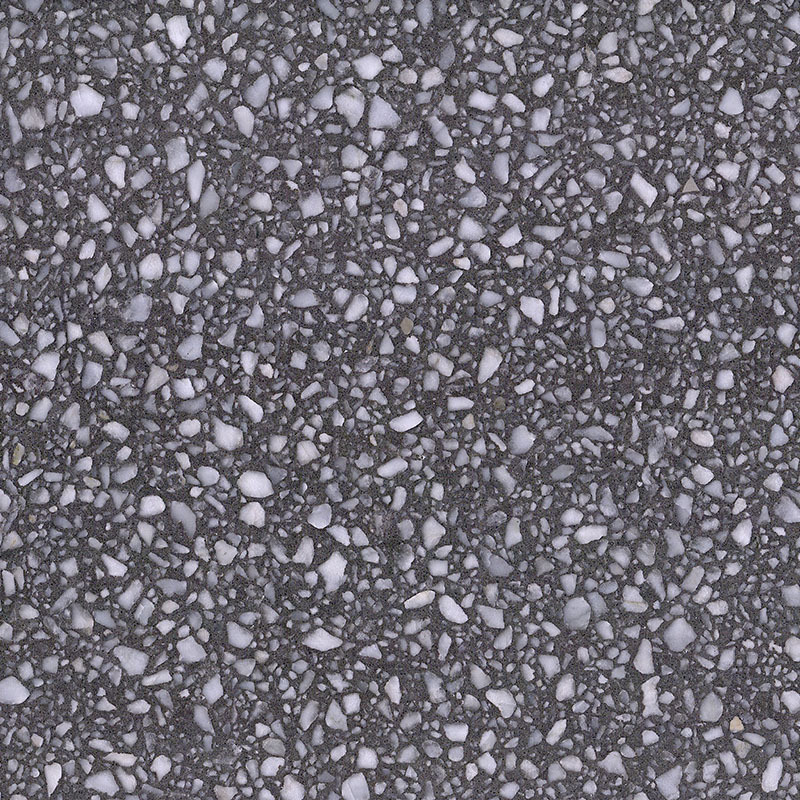 Italiensk grå cement uorganisk terrazzo stor plade