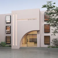 Altın mağara inorganik Traverten Dış Doku Fayans Tasarımı