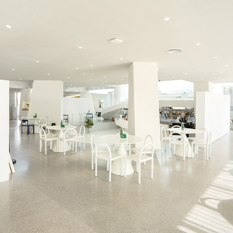 Anorganická deska Time Alley Terrazzo šedá