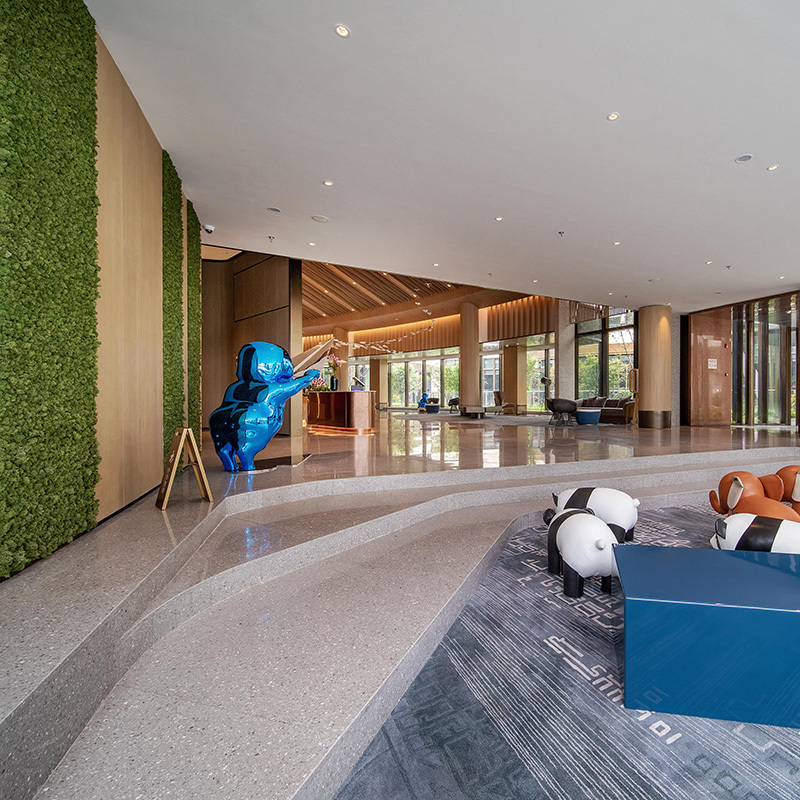 Anorganická deska Time Alley Terrazzo šedá