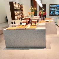 Anorganická deska Time Alley Terrazzo šedá