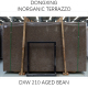 Cardamom Terrazzo Brown Big outdoor Chunky slab tile