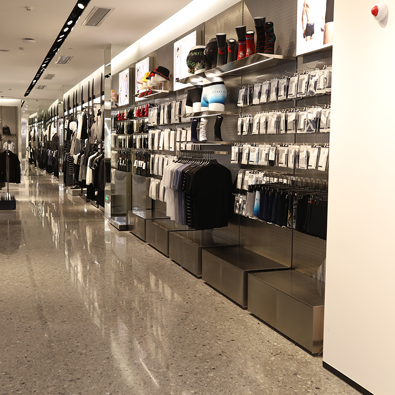 Lange stjerner Terrazzo Sort Stor pladeflise