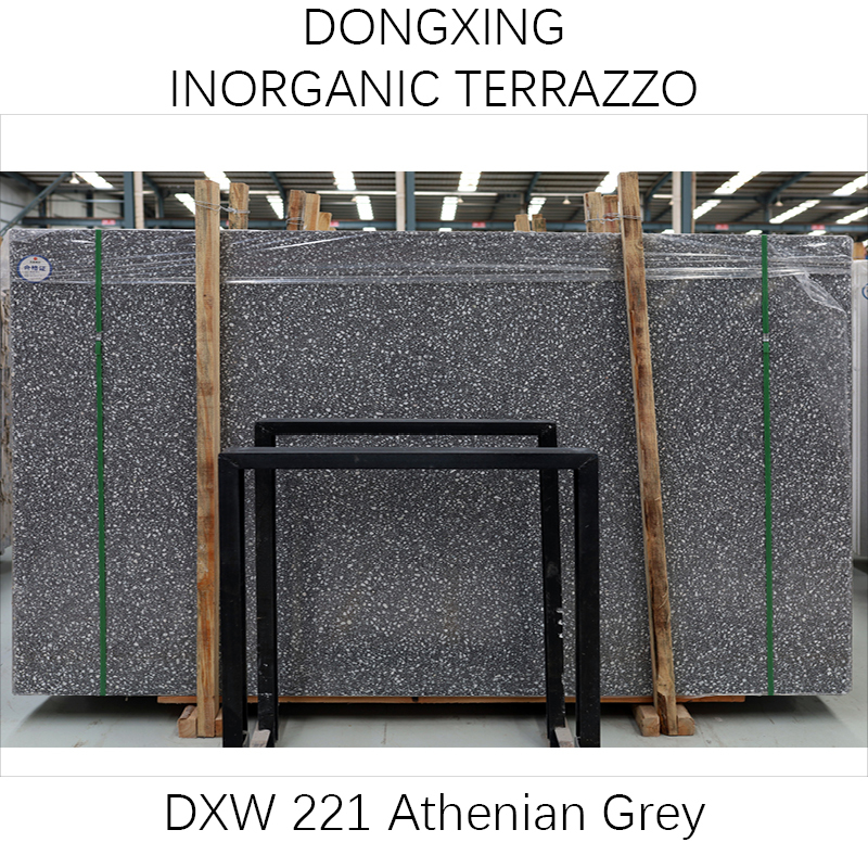 Athena szürke terrazzo műkő