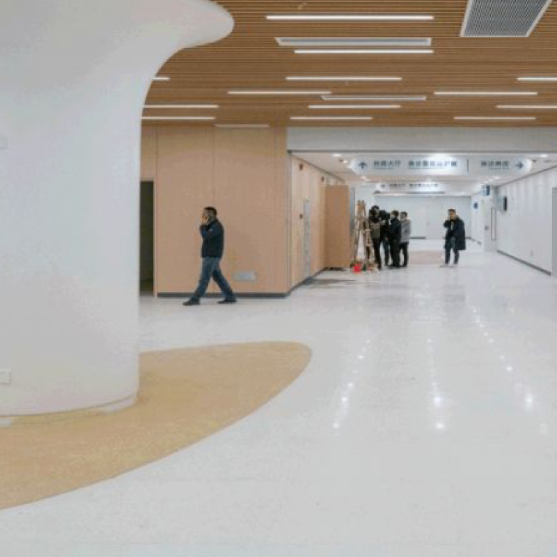 Snow White Big Grain exterior Chunky Terrazzo