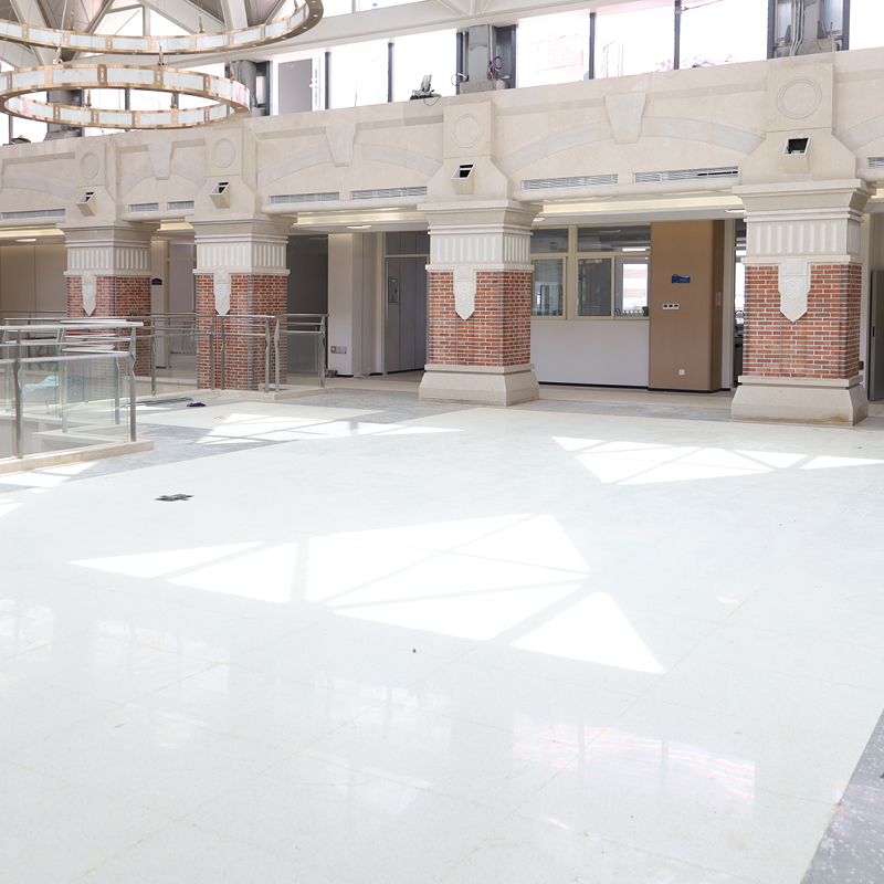 Snow White Big Grain exterior Chunky Terrazzo