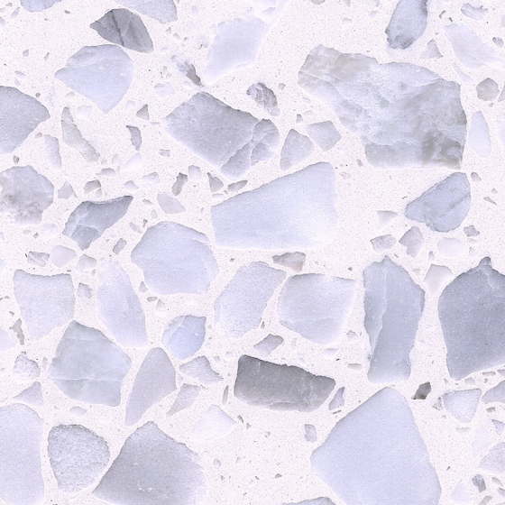 Pearl White Terrazzo white Big slab tile